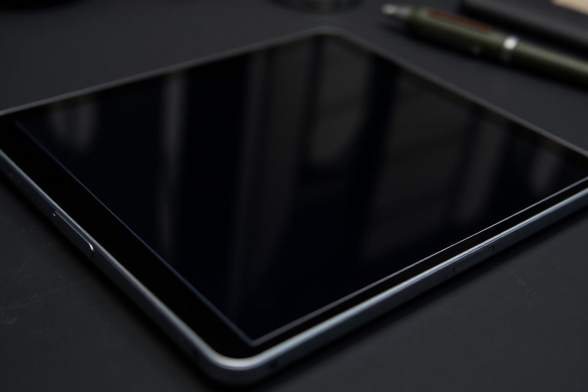 iPad Air s matnou antireflexní fólií bez otisků prstů